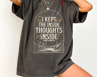 Ridoc Quest Squad PNG, I Kept The Inside Thoughts Inside PNG, Onyx Storm Fourth Wing Graphic File For Fans, Bookish Gift