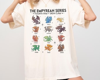 The Empyrean Series PNG, Funny Fourth Wing Cat, Fantasy Bookish PNG, Book Lover Gift, Bookworm,  Fourth Wing, Bookish War Design, Iron Flame