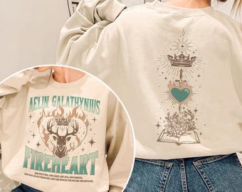 Throne Of Glass Fan PNG, Fireheart Aelin PNG, Kingsflame The Thirteen, Aelin Galathynius Shirts VLB520, Kingsflame The Thirteen
