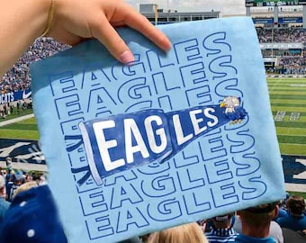 Eagles Game Day Shirt, College Spirit Eagle Mascot shirt, Teacher Gameday Shirt, Eagles Football Shirt, Eagles Football Mascot Shirt