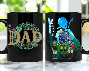 Gepersonaliseerde dadaloriaanse koffiemok, beste vader in de Melkweg, Vaderdagmok, vaderdagcadeaus, verjaardagscadeau voor vader, mok beste vader ooit