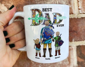 Gepersonaliseerde dadaloriaanse koffiemok, beste vader in de Melkweg, Vaderdagmok, vaderdagcadeaus, verjaardagscadeau voor vader, mok beste vader ooit
