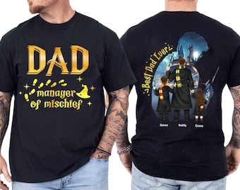 Camiseta de Papá Gestor de Travesuras - Camiseta Familiar a Juego - Regalo del Día del Padre - Camiseta Fantástica para Papá - Regalo para Él - Regalo para Papá