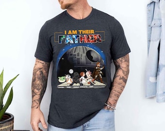 I Am Their Father - Personalized Shirt Gift For Dad, Custom Star Wars Characters Dad Kids Shirt, I'm Their Father Shirt, Father's Day Gift
