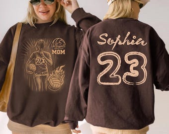 Personalisiertes Bleich-Stil Fußball-Shirt für Fußball-Mama, benutzerdefinierte Fußball-Shirt, personalisierte Spieler-Shirt, Fußball-Mama, High School