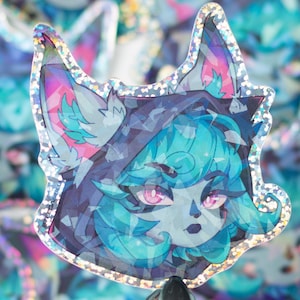 Vex League of Legends Sticker: Holographic Prismatic Vinyl (3 inch)