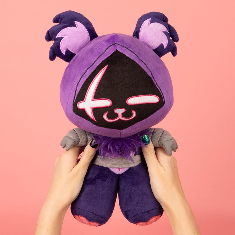 Raven Team Leader Plushie | Furry Fandom & Video Game Collectible - Etsy