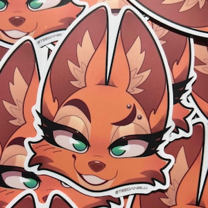 DIANE FOXINGTON STICKER 4 inch Vinyl Waterproof | The Bad Guys | Furry Fandom Girls