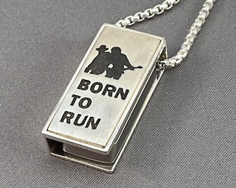 256 GB USB flash drive necklace - Born To Run