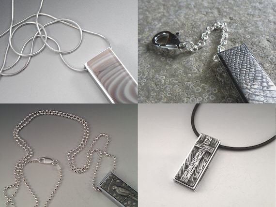 COLLANA IN CUOIO Nero Regolabile Con Fascino Teschio IN Lega Forbici - 10