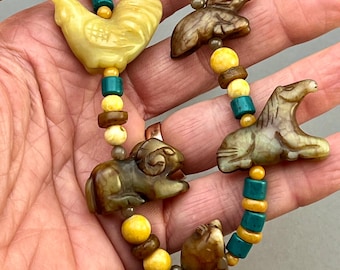 Animal Jasper Bead necklace