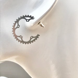 Bicycle chain ring hoops - Titanium or Stainless Steel
