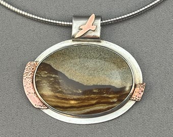 Picture Jasper Canyon Pendant Necklace