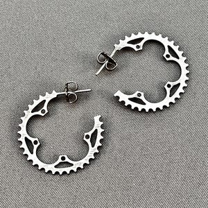 Bicycle chain ring hoops - Titanium or Stainless Steel