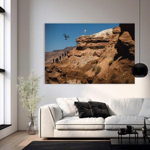 Red Bull Rampage Poster - Mountain Bike Poster - Mountain Biking Poster - Freeride Mountain Bike Poster - Mountain Bike Wall Art - MTB Decor