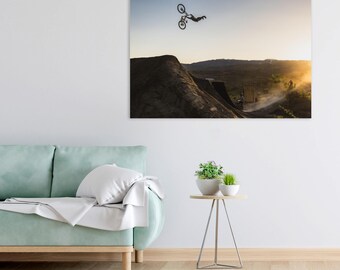 Adolf Silva Freeride Mountain Biking Photography Poster