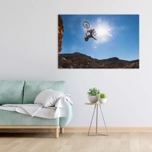 Red Bull Rampage Poster - Mountain Bike Poster - Freeride Mountain Bike Poster - Kurt Sorge Rampage Poster - Mtb Wall Art - Mtb Poster Gift
