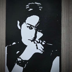 Stray Kids Lee Know Fanart Painted Canvas