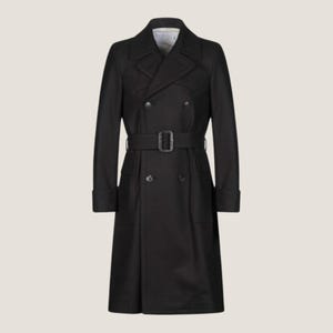 louren ローレン/Oversize wool trench coat WOOL BLEND OVERSIZED COAT - Brown | ZARA United States