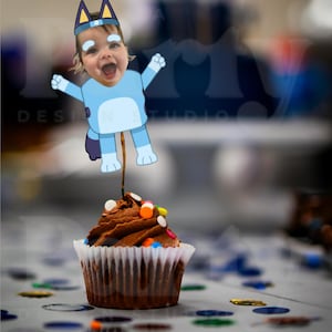Personalisierte Cupcake Toppers - Personalisiert mit dem Gesicht deines Kindes!