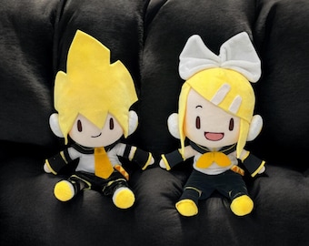 Hatsune Miku Plush Doll, Kagamine Len Plush, Kagamine Rin Plush | Plush Toys Gifts