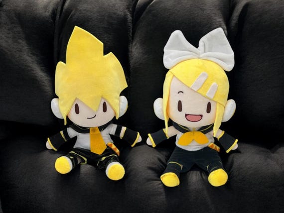 Hatsune Miku Plush Doll, Kagamine Len Plush, Kagamine Rin Plush | Plush Toys Gifts