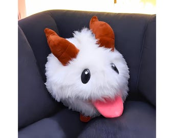 league of legends-pluche, schattige poro-knuffel, handgemaakte poro-knuffel, lol poro-pluche, kindercadeaus