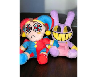 El increíble peluche de circo digital, Pomni y Jax, peluches - Regalos para niños