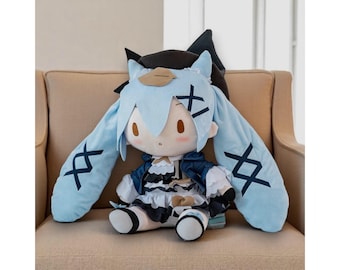 Hatsune Miku Plush,  Anime Snow Miku Plushie Toy, Gift for her