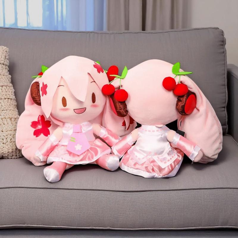 Hatsune Miku Sakura Miku CuteForme Plüsch – Kuschelweiches Pastellrosa-Fanherz, Ideal Für Sammler