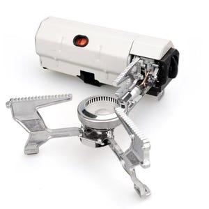 Foldable Butane Camping Stove: Portable Outdoor Cooking with Storage Bag