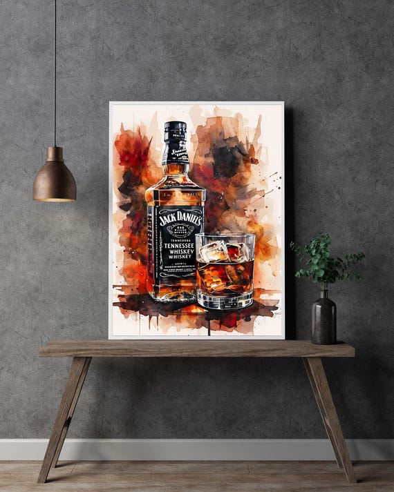 Sticker Jack Daniel's Whisky - ® Muraux d'intérieur