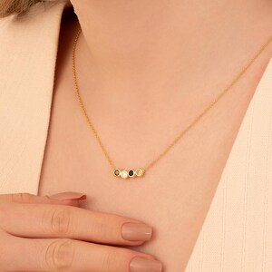 Family Birthstone Necklace for Mom Birthstone Gift for Grandma Christmas Gift Bridesmaid Gift Gift for Mom Birthday Gift Birthstone Jewelry