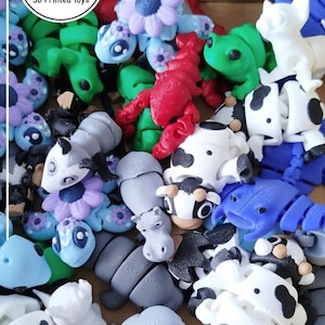 Flexi Tier beweglich 3D Druck – Flexi Animal – bewegliche Tierfigur – Spielzeug & Deko Geschenk