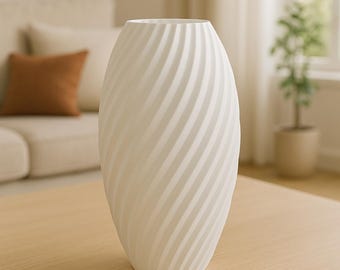 Vaas – Scandinavisch design, minimalistische decoratie, boho woonaccessoire, moderne bloemenvaas voor gedroogde bloemen