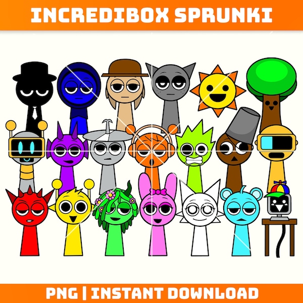 Sprunki Incredibox Shirt - Etsy