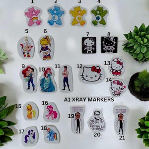 Personalized X-Ray Markers – Custom L/R Initial Marker Set for Radiologic Techs Bright, fun, and durable X-ray markers made just for you.