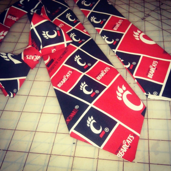 University of CINCINNATI BEARCATS UC premade bow ties