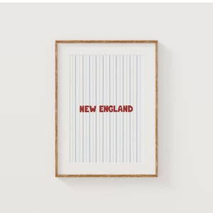 New England Wall Art East Coast Digital Download Coastal Granddaughter Dorm Decor
