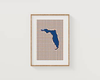 University of Florida studenthemsdekor Florida Gators-tryck Gators-väggkonst