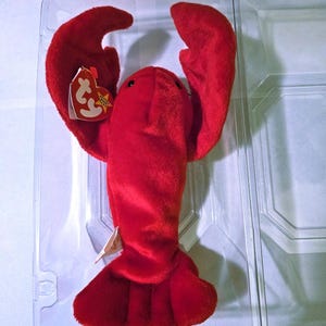 Pinchers Ty Beanie Baby - Rare Vintage Collectable Pristine Condition Beanie Babies- with tag errors, extremely rare collectibles.