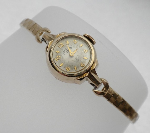 Lady Elgin Working Wind up Watch 10 KT Gold Filled Etsy