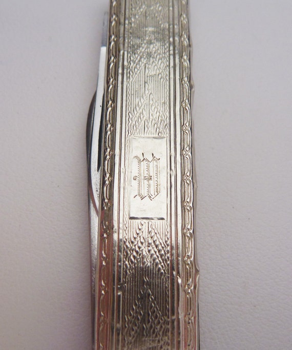 ESEMCO 14k Sleeved Art Nouveau Pocket Knife - image 5