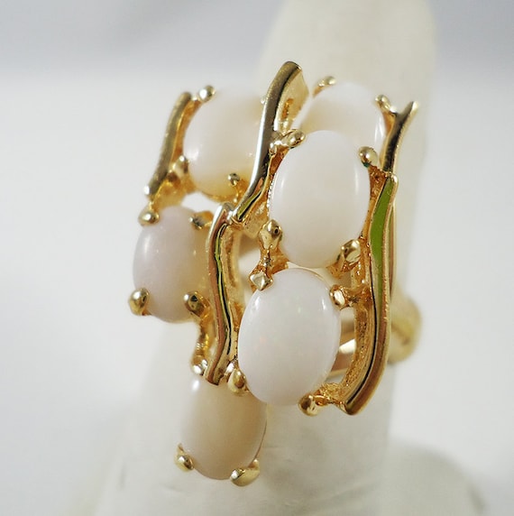 18k hge opal ring deals