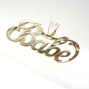14kt Babe Charm Yellow Gold 1980s