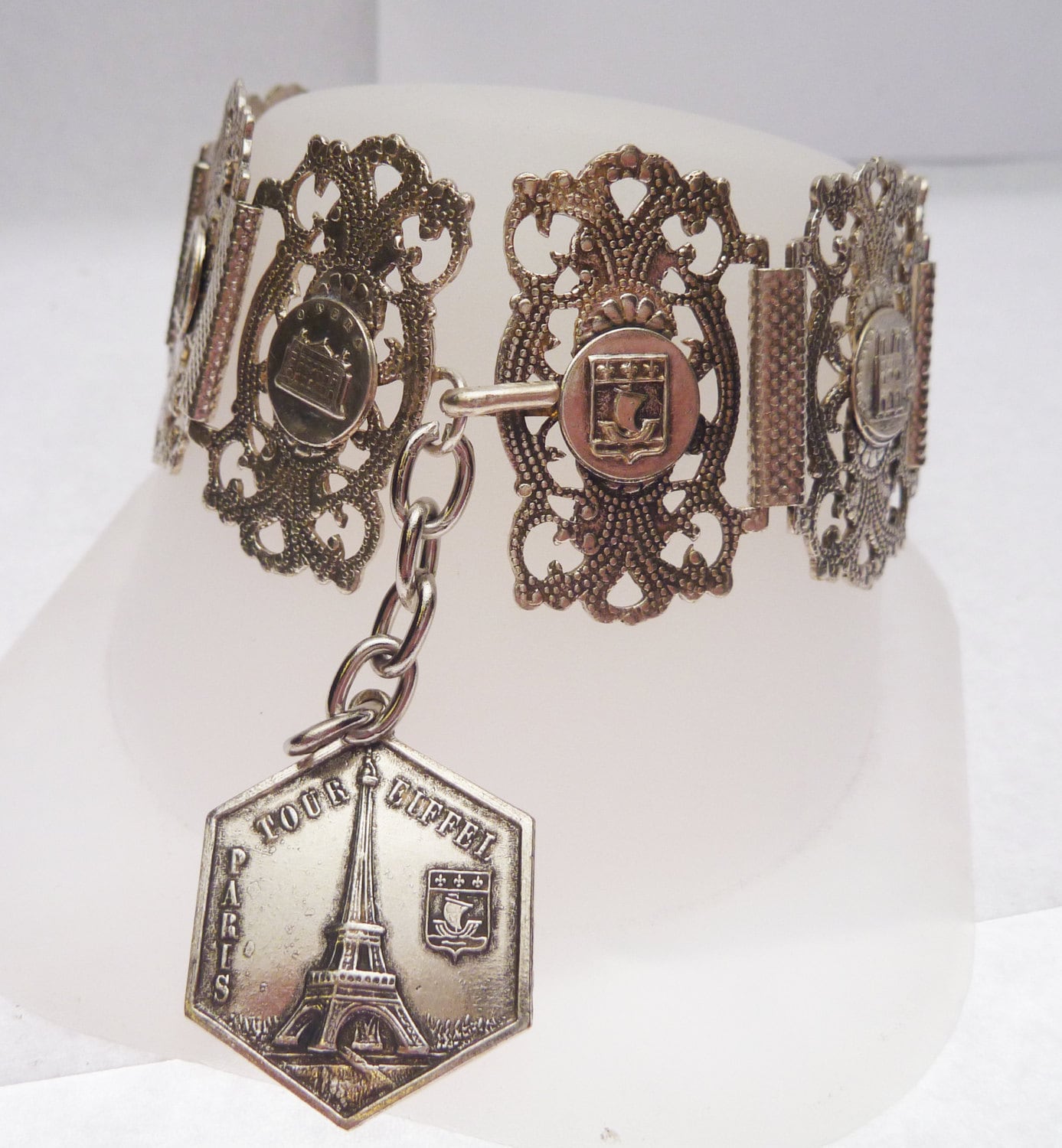 Filigrane Depose Early 1900's Paris France Travel Souvenir