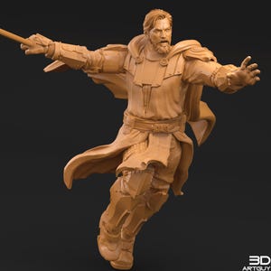 The General by 3DArtGuy 32mm scale, 50mm or 100m Miniature War Gaming Figure, Sci-fi, Proxy, Star Wars