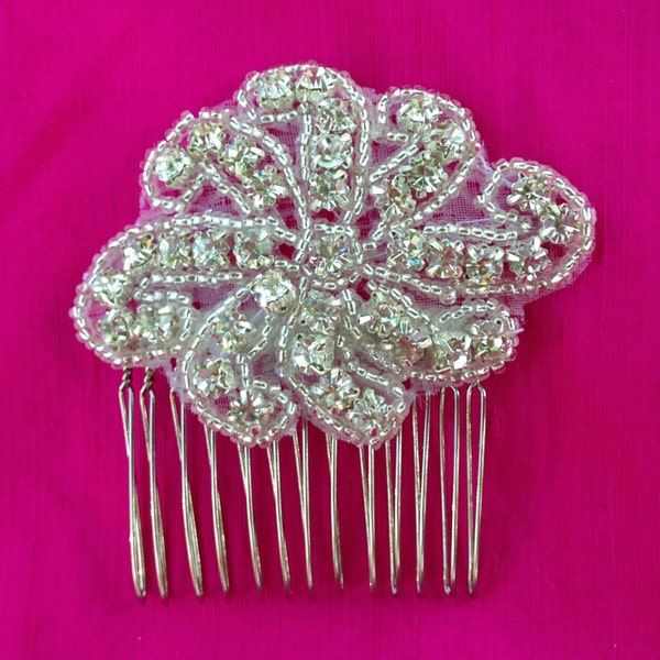 Bridal Rhinestone Hair Comb - Wedding Hair Accessories, Wedding comb with crystals, Crystal hair-comb, Special occasion hair comb