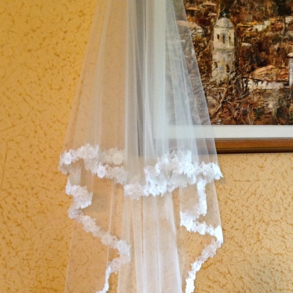how to make a two tier veil