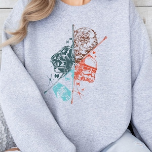 Disney Star Wars Sweatshirt, Darth Vader Sweatshirt, Star Wars Sweater, Retro Star Wars Sweatshirt